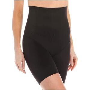 TC Fine Intimates Back Majic High Waist Thigh Slimmer Shorts Black Size M